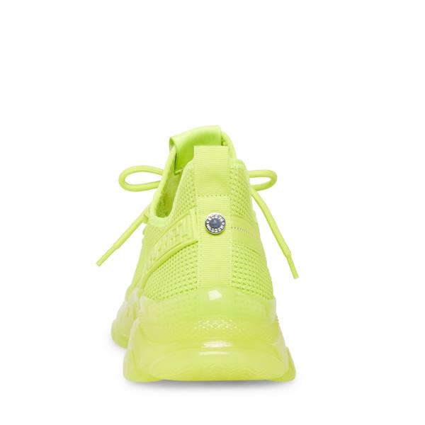 Steve Madden Maxxximo Lime Men's Sneakers Light Green | SM-731JA