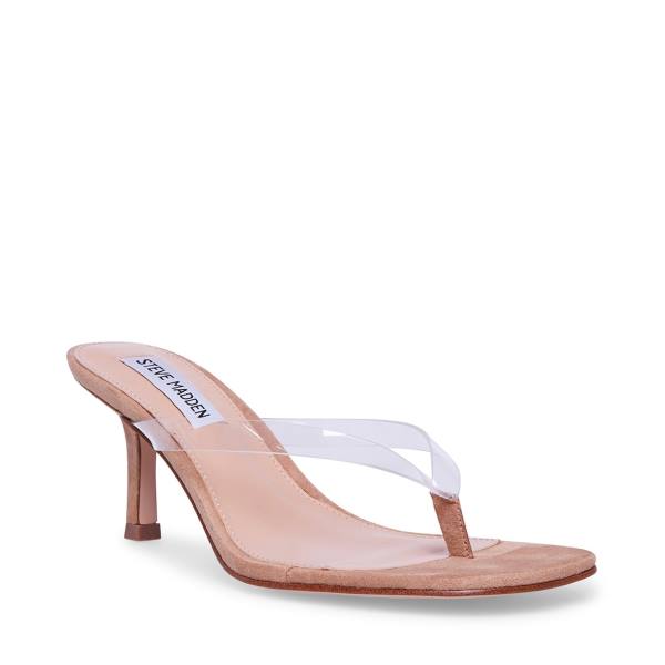 Steve Madden Melrose Women's Heels Clear | SM-243SP