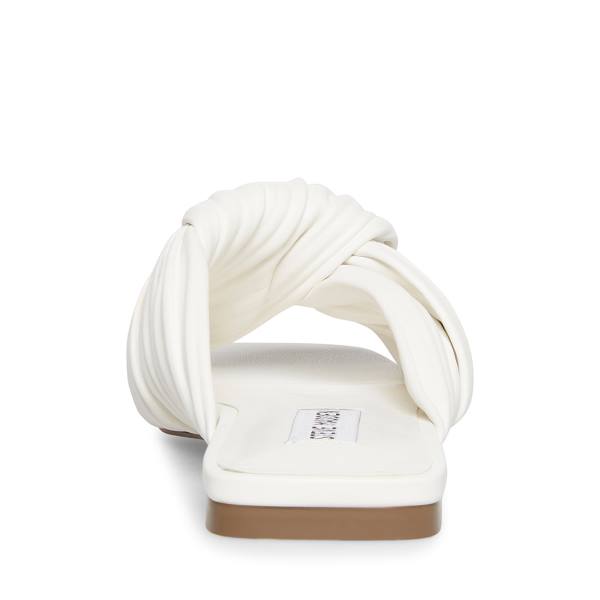 Steve Madden Mentor Women's Sandals White | SM-176VS