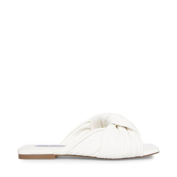 Steve Madden Mentor Women\'s Sandals White | SM-176VS