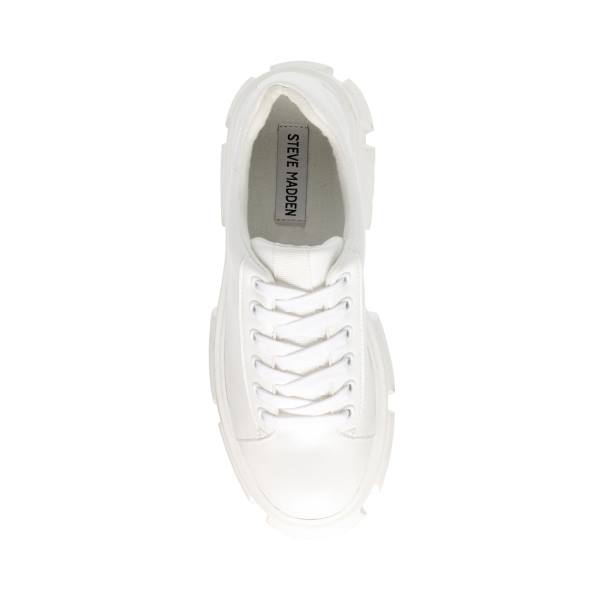 Steve Madden Michigan Women's Sneakers White | SM-824IK