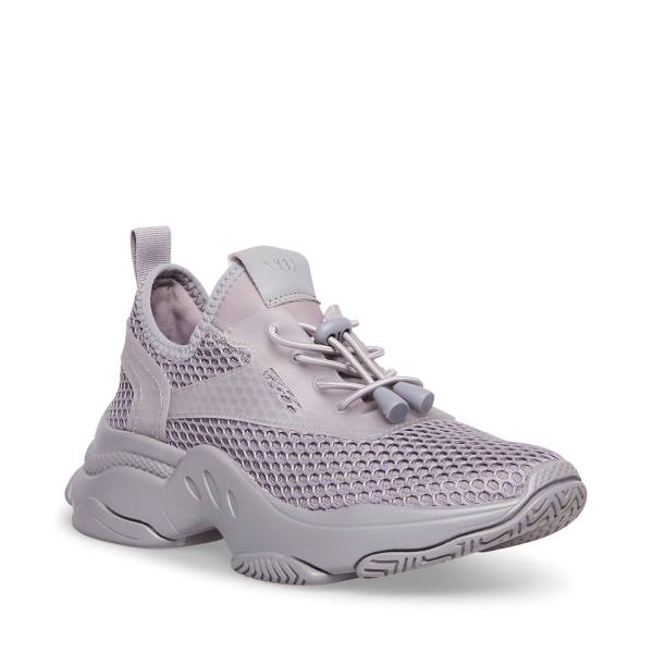 Steve Madden Milo Women's Sneakers Grey | SM-498HS