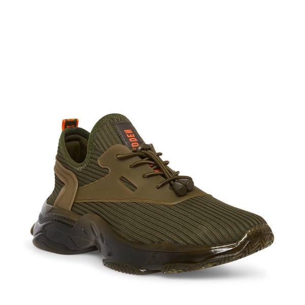 Steve Madden Mylo Men's Sneakers Olive | SM-064XU