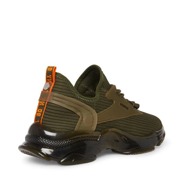 Steve Madden Mylo Men's Sneakers Olive | SM-064XU