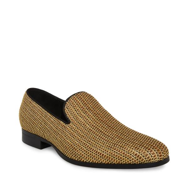 Steve Madden Nimes Men's Dress Shoes Gold Multicolor | SM-936OW