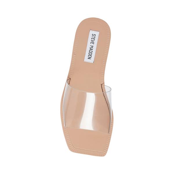 Steve Madden Nixi Women's Sandals Clear | SM-706XK