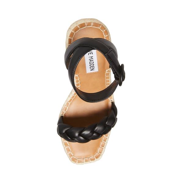 Steve Madden Novah Women's Sandals Black | SM-401TD