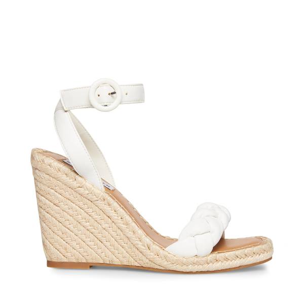 Steve Madden Novah Women\'s Sandals White | SM-245MA