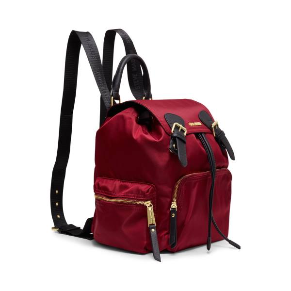 Steve Madden Nylon Wine Women's Backpacks Red | SM-163SF