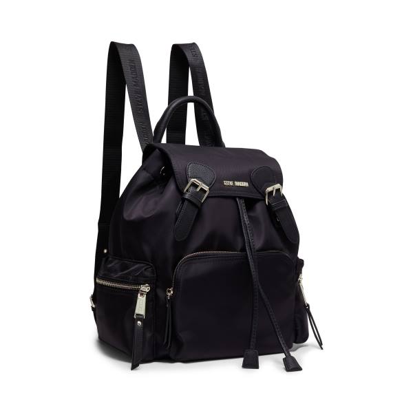 Steve Madden Nylon Women's Backpacks Black | SM-074TG