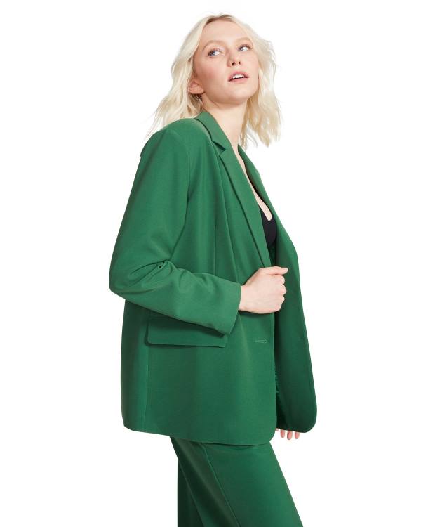 Steve Madden Oversized Blazer Women's Jackets Green | SM-539YT