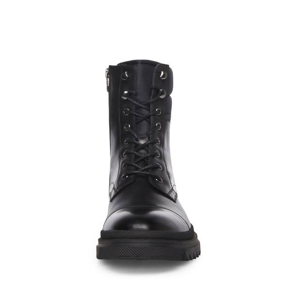 Steve Madden Paolo Box Men's Boots Black | SM-504TD