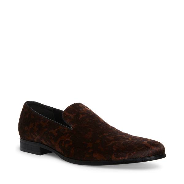 Steve Madden Parigi Leopard Men's Loafers Leopard | SM-762AT