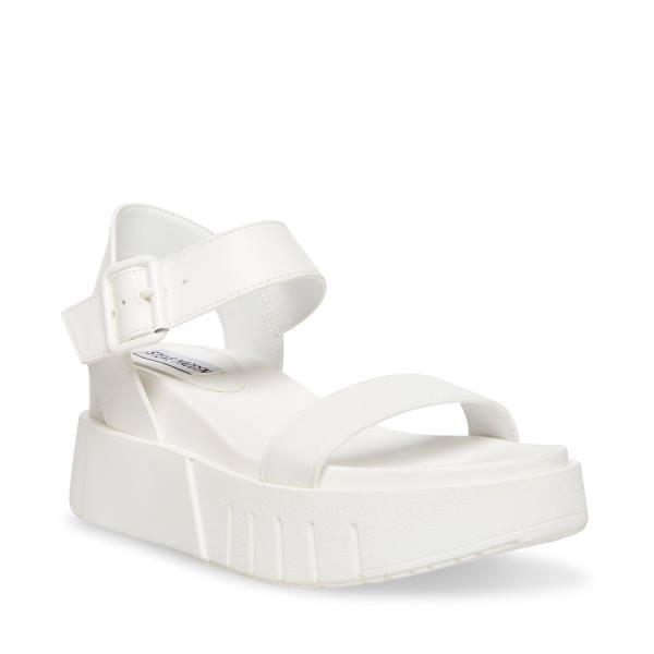 Steve Madden Pastry Women's Sandals White | SM-952ZU