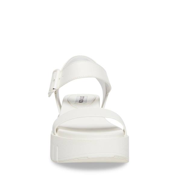 Steve Madden Pastry Women's Sandals White | SM-952ZU