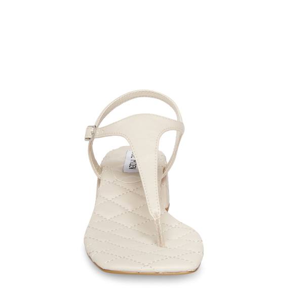 Steve Madden Pepper Bone Women's Sandals Beige | SM-726MK