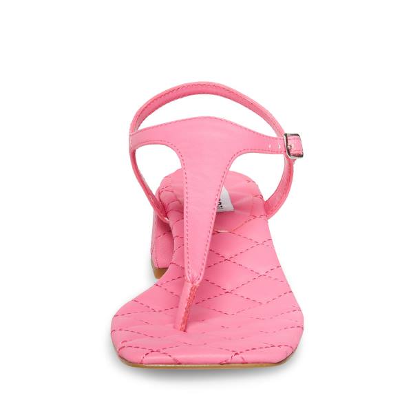 Steve Madden Pepper Women's Sandals Pink | SM-836YX