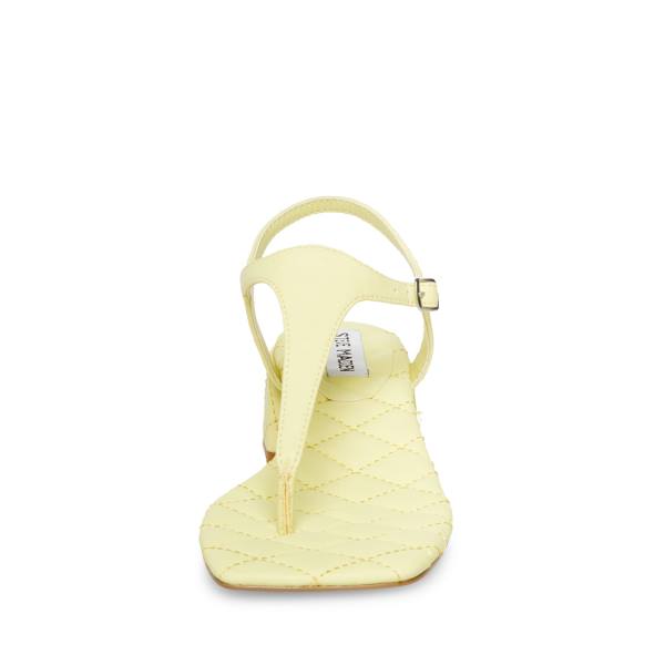 Steve Madden Pepper Women's Sandals Yellow | SM-625DQ