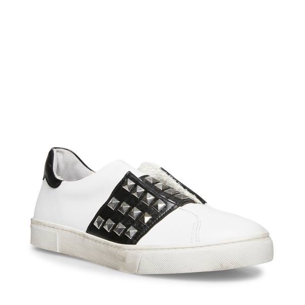 Steve Madden Peppi Women's Sneakers White | SM-175DK