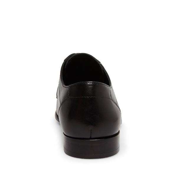 Steve Madden Perris Leather Men's Dress Shoes Black | SM-813GH