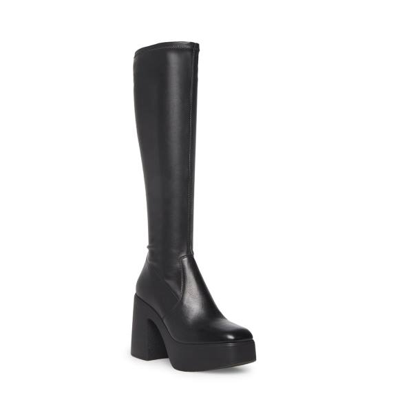 Steve Madden Phoenix Women's Boots Black | SM-086MZ