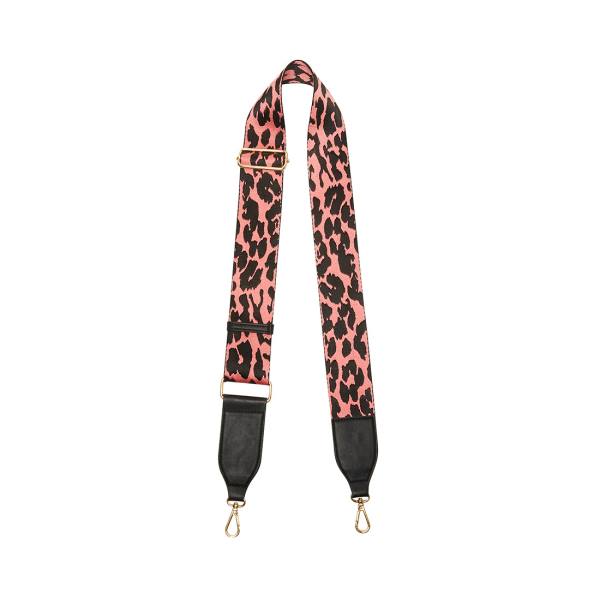 Steve Madden Pink Leopard Women\'s Handbag Strap Pink Multicolor | SM-864IS