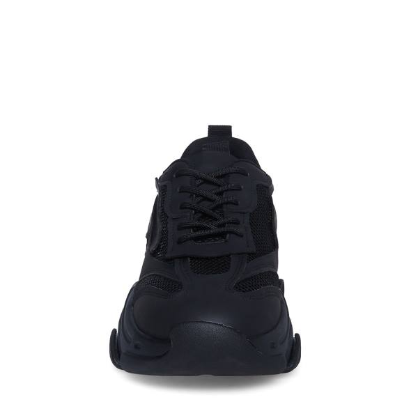 Steve Madden Possess Men's Sneakers Black | SM-578BL