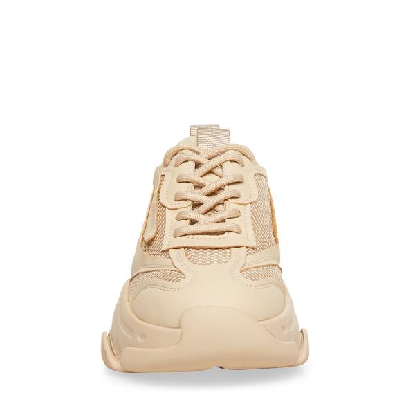 Steve Madden Possession Tan Women's Sneakers Brown | SM-194FA