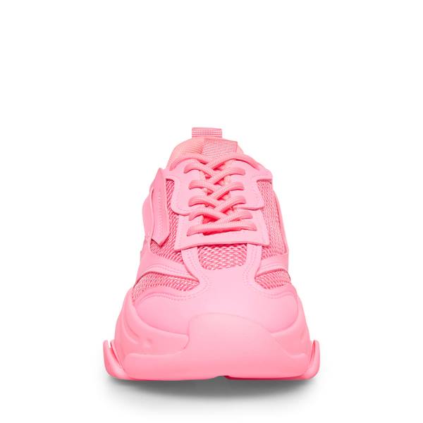 Steve Madden Possession Women's Sneakers Pink | SM-742IN