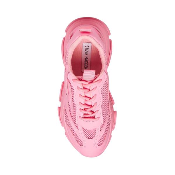 Steve Madden Possession Women's Sneakers Pink | SM-742IN