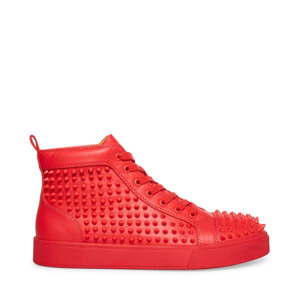 Steve Madden Promoter Men\'s Sneakers Red | SM-458FD