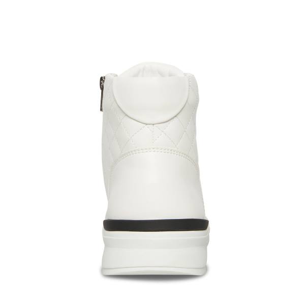 Steve Madden Quilts2 Men's Sneakers White | SM-079SQ