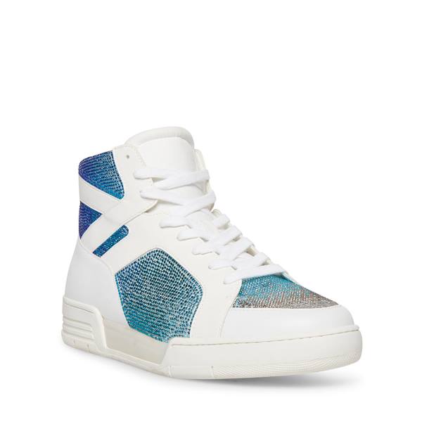 Steve Madden Radnor Men's Sneakers Blue White | SM-089IE