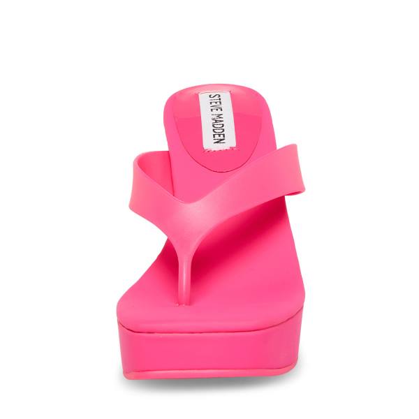 Steve Madden Refined Fuchsia Women's Sandals Fuchsia | SM-436WG