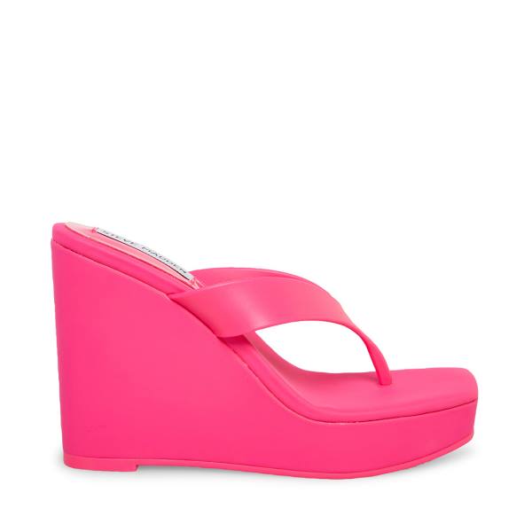 Steve Madden Refined Fuchsia Women\'s Sandals Fuchsia | SM-436WG