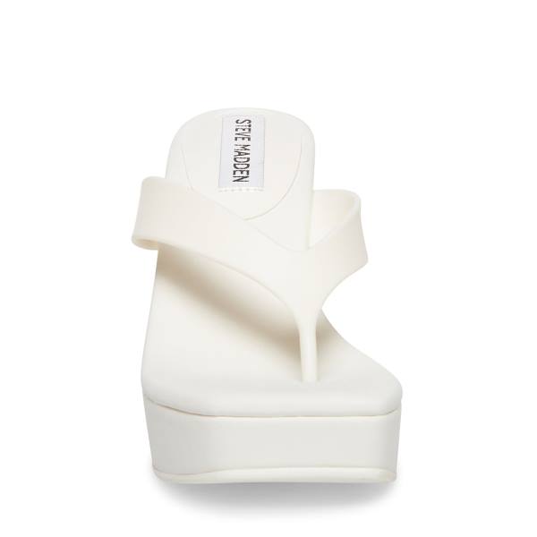 Steve Madden Refined Women's Sandals White | SM-971VT