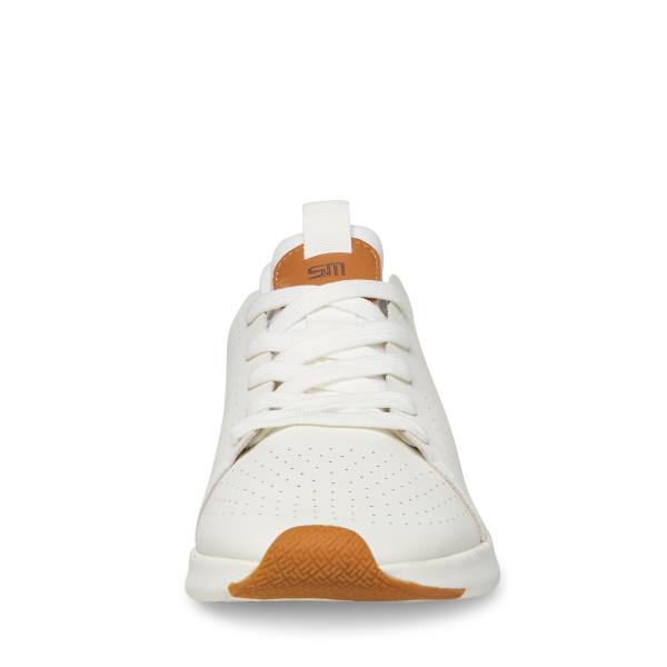 Steve Madden Revolve Men's Sneakers White | SM-597IX