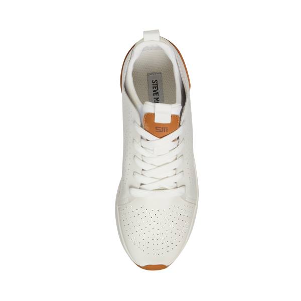 Steve Madden Revolve Men's Sneakers White | SM-597IX