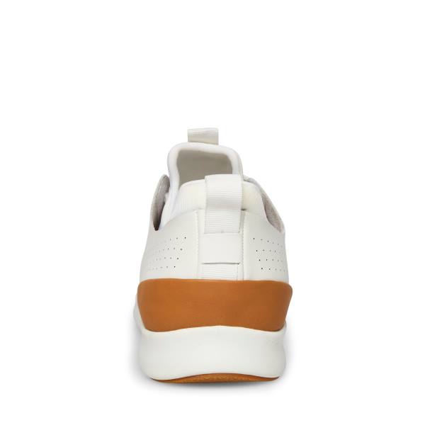 Steve Madden Revolve Men's Sneakers White | SM-597IX