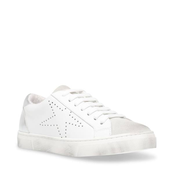 Steve Madden Rezza Women's Sneakers White | SM-279KZ