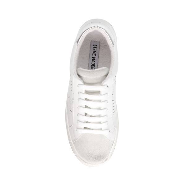 Steve Madden Rezza Women's Sneakers White | SM-279KZ