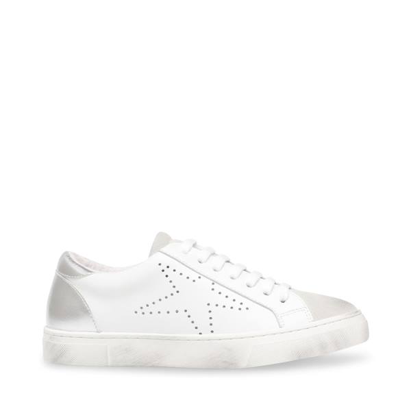 Steve Madden Rezza Women\'s Sneakers White | SM-279KZ