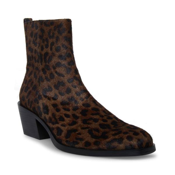 Steve Madden Richie Leopard Men's Boots Leopard | SM-794HO