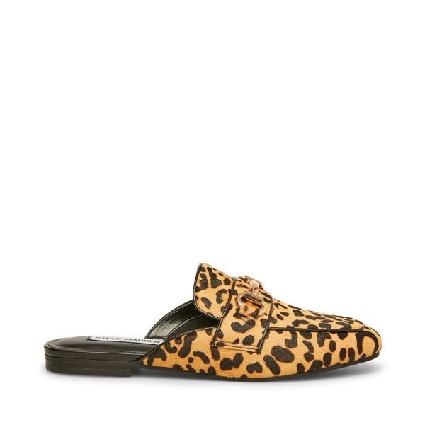 Steve Madden Rylie Leopard Women\'s Flat Shoes Leopard | SM-729QY