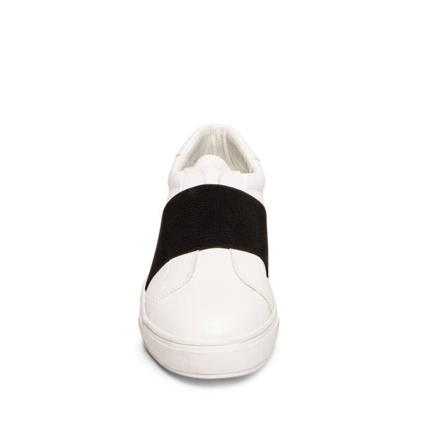 Steve Madden Sand Women's Sneakers White / Black | SM-389RM