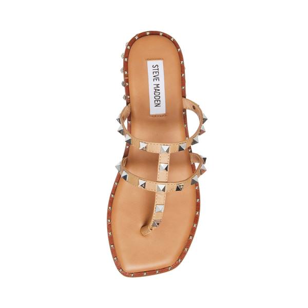 Steve Madden Sandie Tan Women's Sandals Brown | SM-961GV