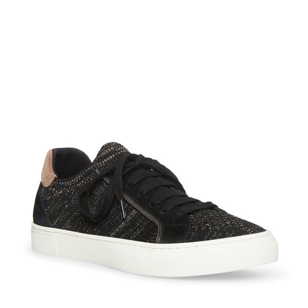 Steve Madden Sanford Women's Sneakers Black Multicolor | SM-170ES