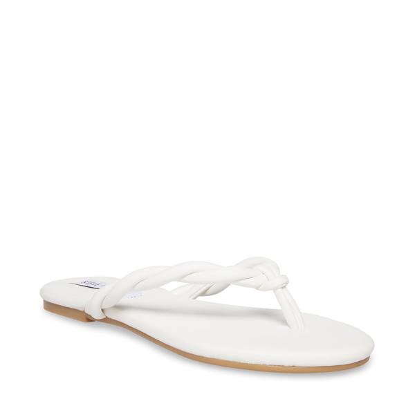 Steve Madden Saylor Women's Sandals White | SM-431IR