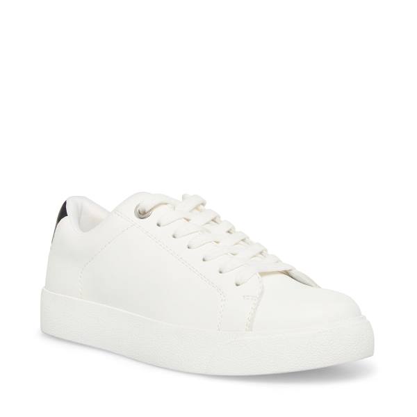 Steve Madden Scout Women's Sneakers White Black | SM-410JX