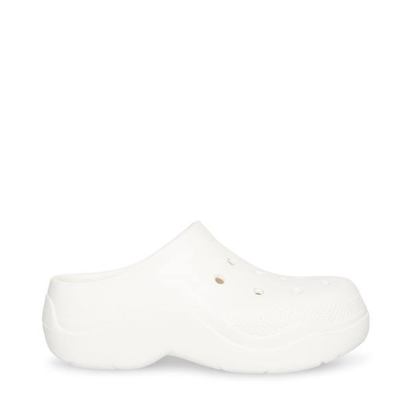 Steve Madden Scuff Bone Women\'s Flat Shoes Beige | SM-851RD